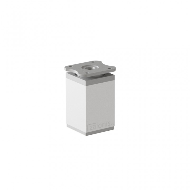 LEG KM 40x40 / MAT ALUMINIUM